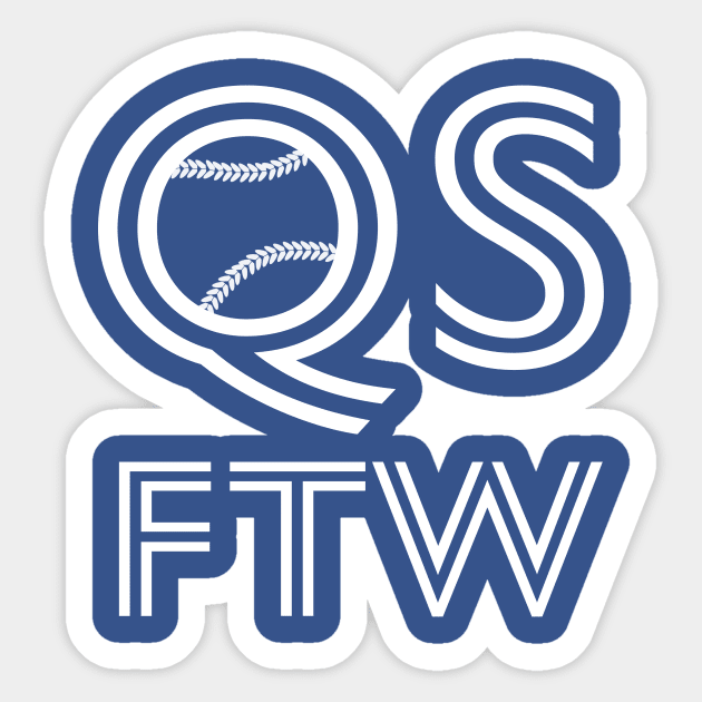 Quality Starts - For the Win Sticker by JustinParadisDesigns
